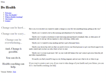 Tablet Screenshot of dohealth.org